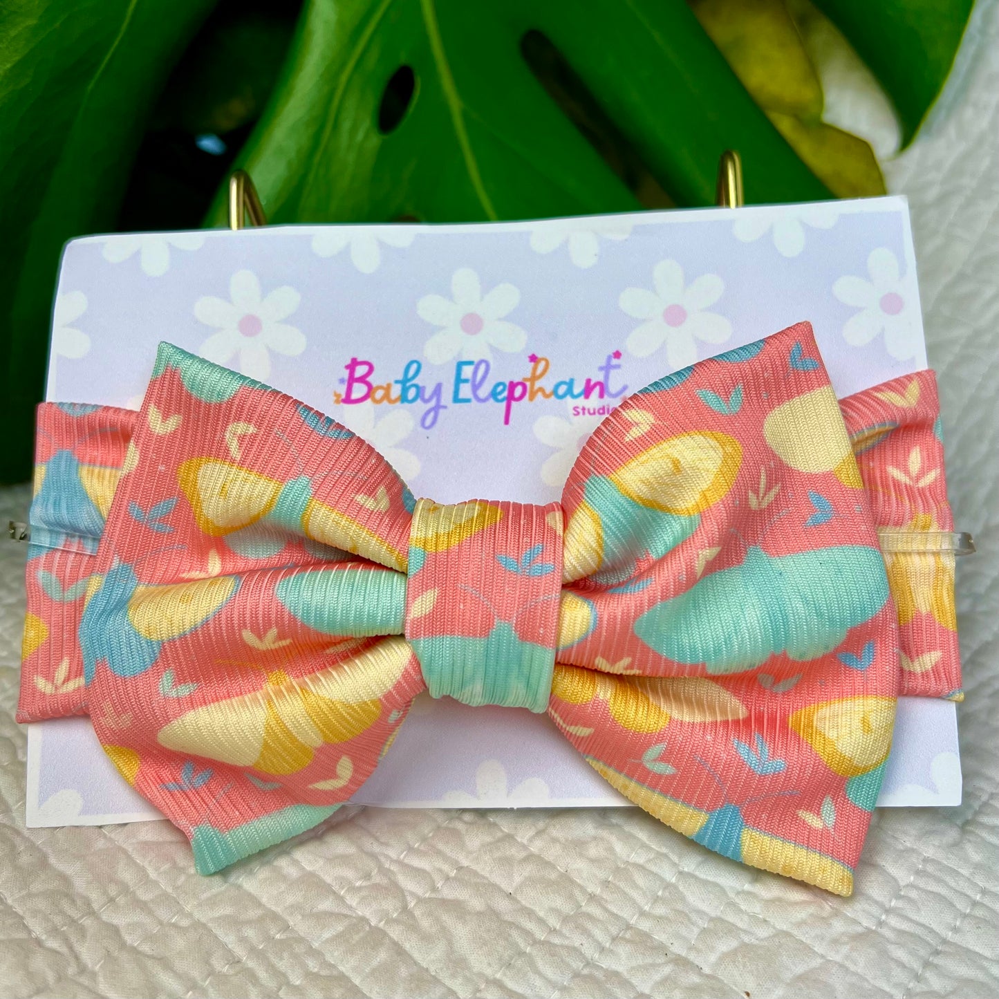 Midnight Moth Baby Headwrap Bow π¦π