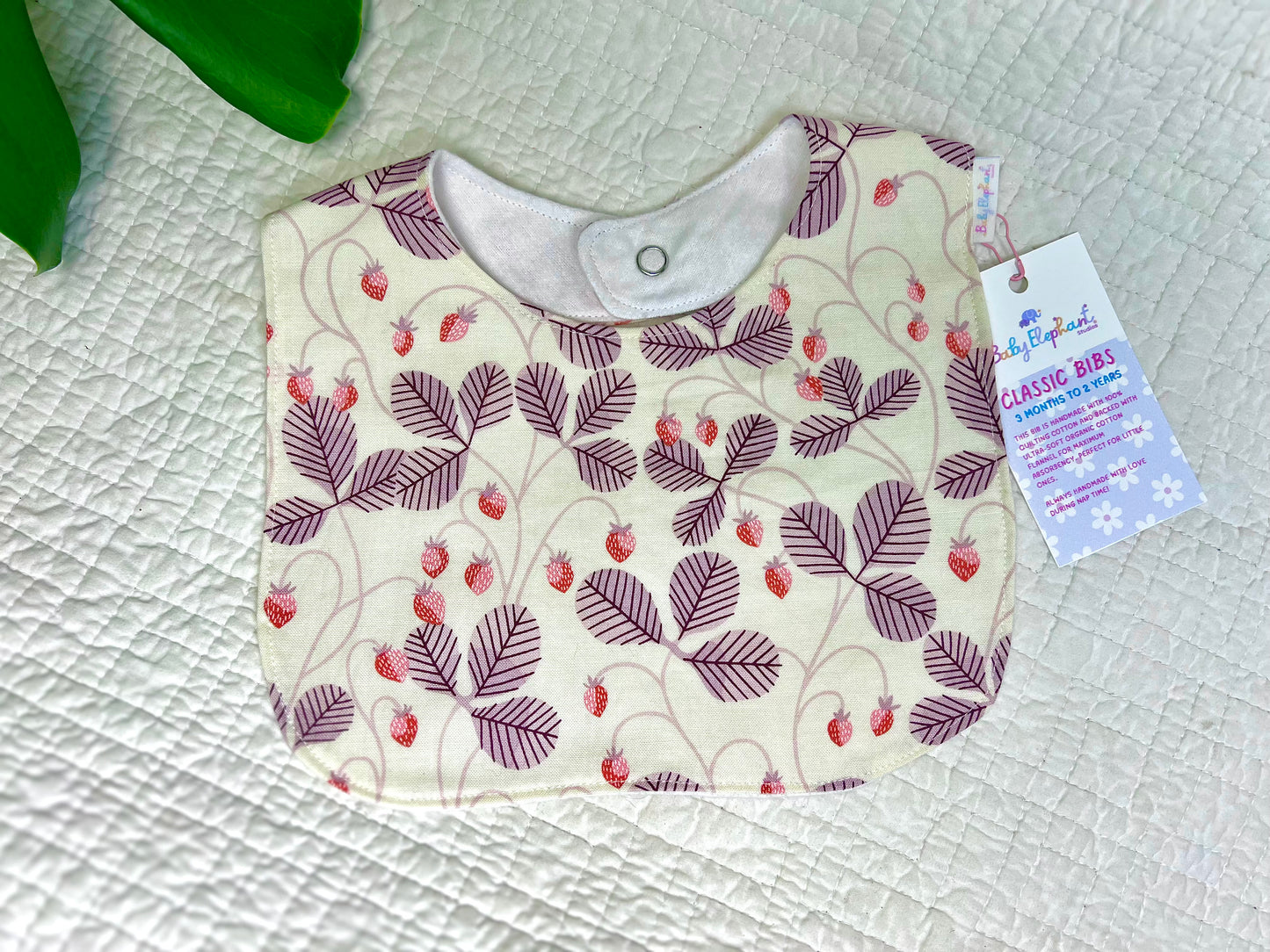 Strawberry Garden Classic Bib