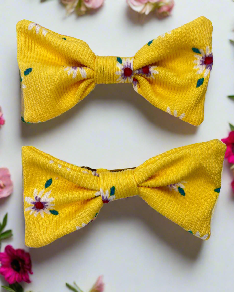 Sunny Blooms Barrette Bow ☀️🌼