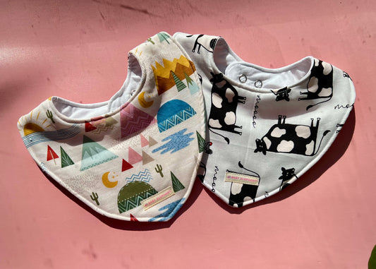 Breezy Bandana Bibs – Stylish, Comfy & Perfect for Spring! 🌿✨👶