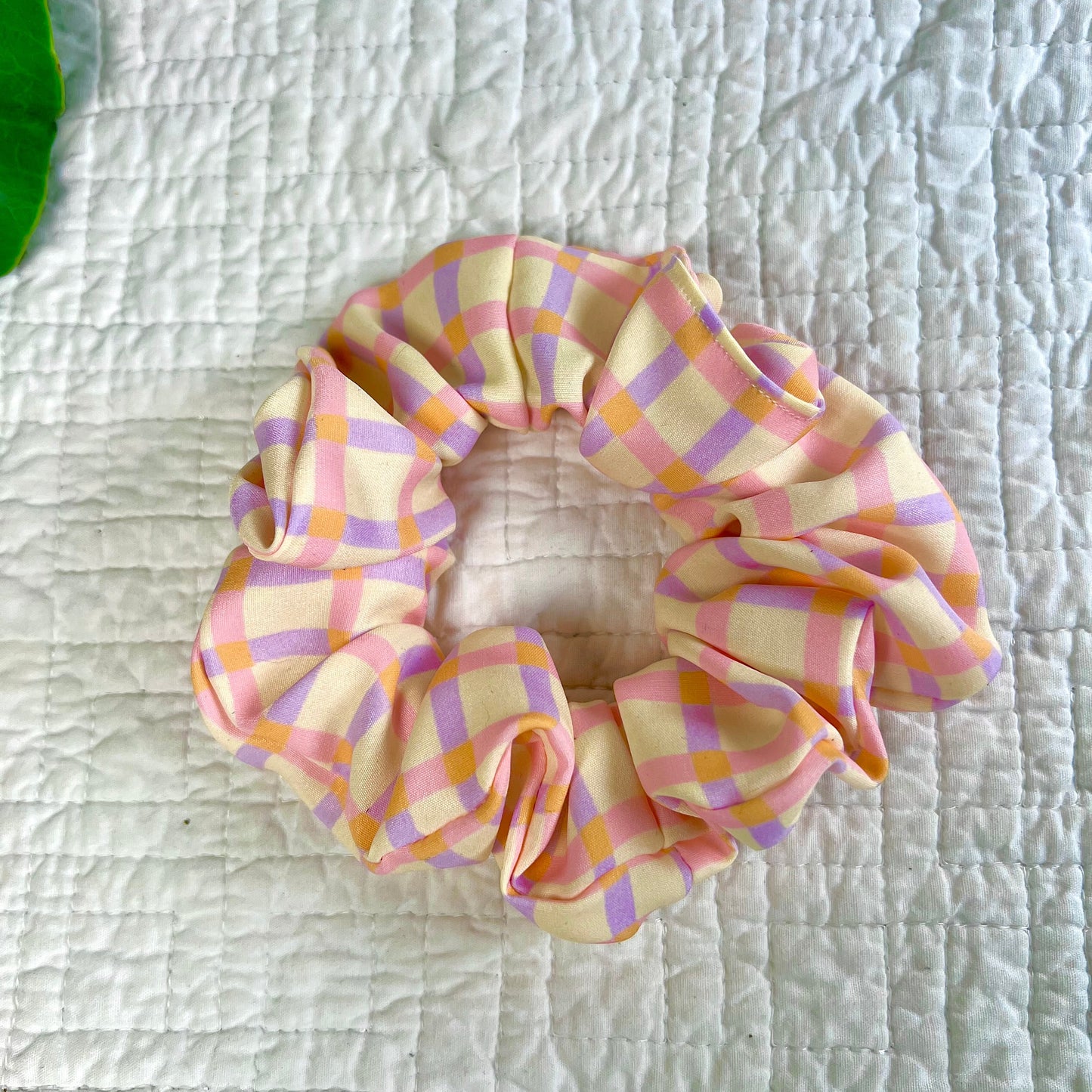 Peach and Lavender Grid