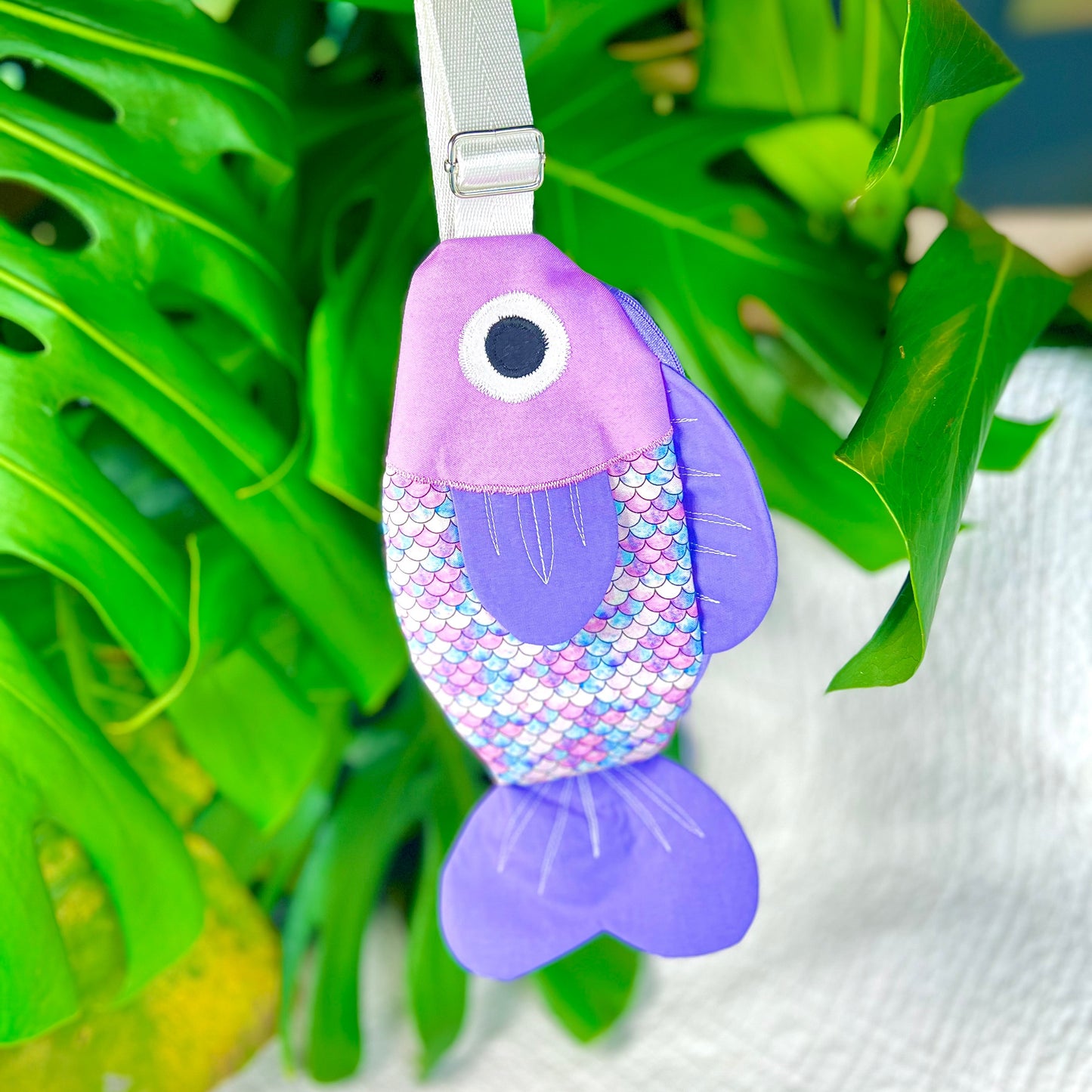 Gone Fishing: The Memory Catcher Pouch 🎣📸: Purple Coral